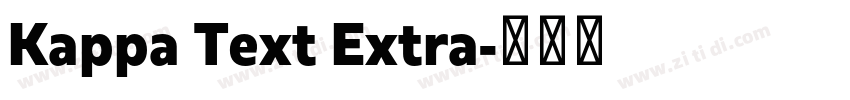Kappa Text Extra字体转换